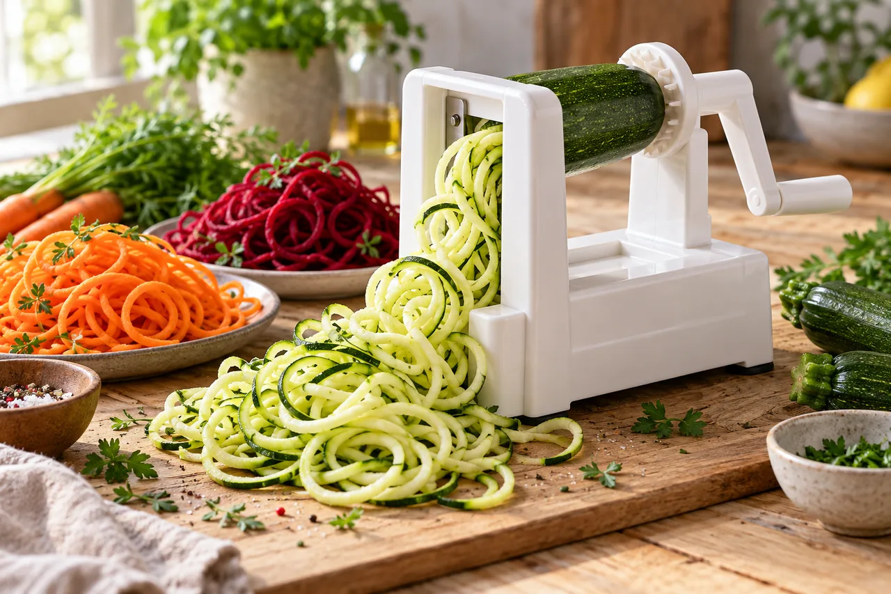 Spiralizer – så väljer du grönsakssvarv och gör grönsaksnudlar