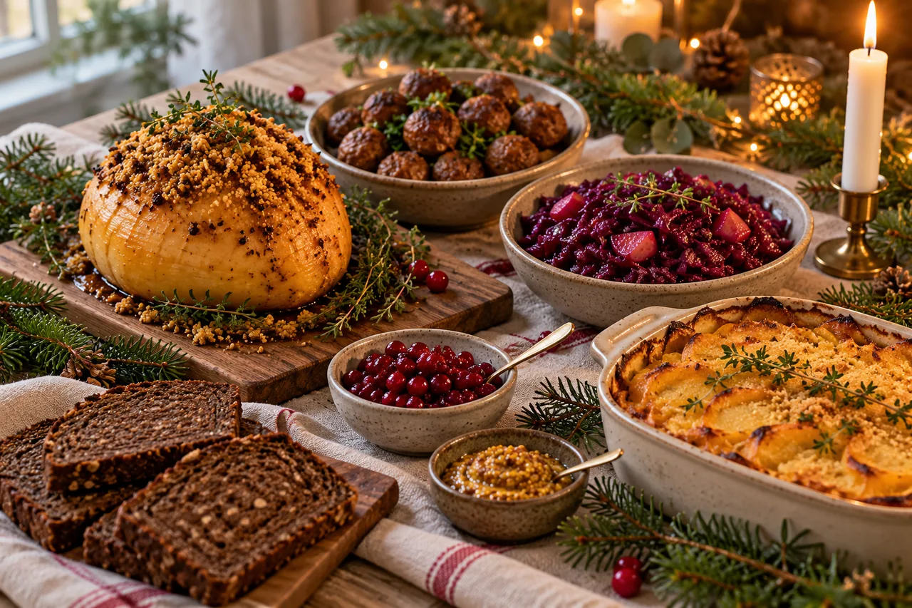 Vegetarisk julmat – recept till ett vegetariskt och veganskt julbord