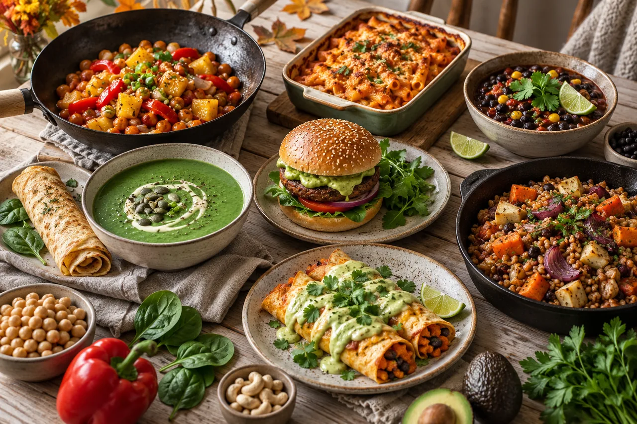 Snabba vardagar och mysig helg – vegansk matsedel vecka 37