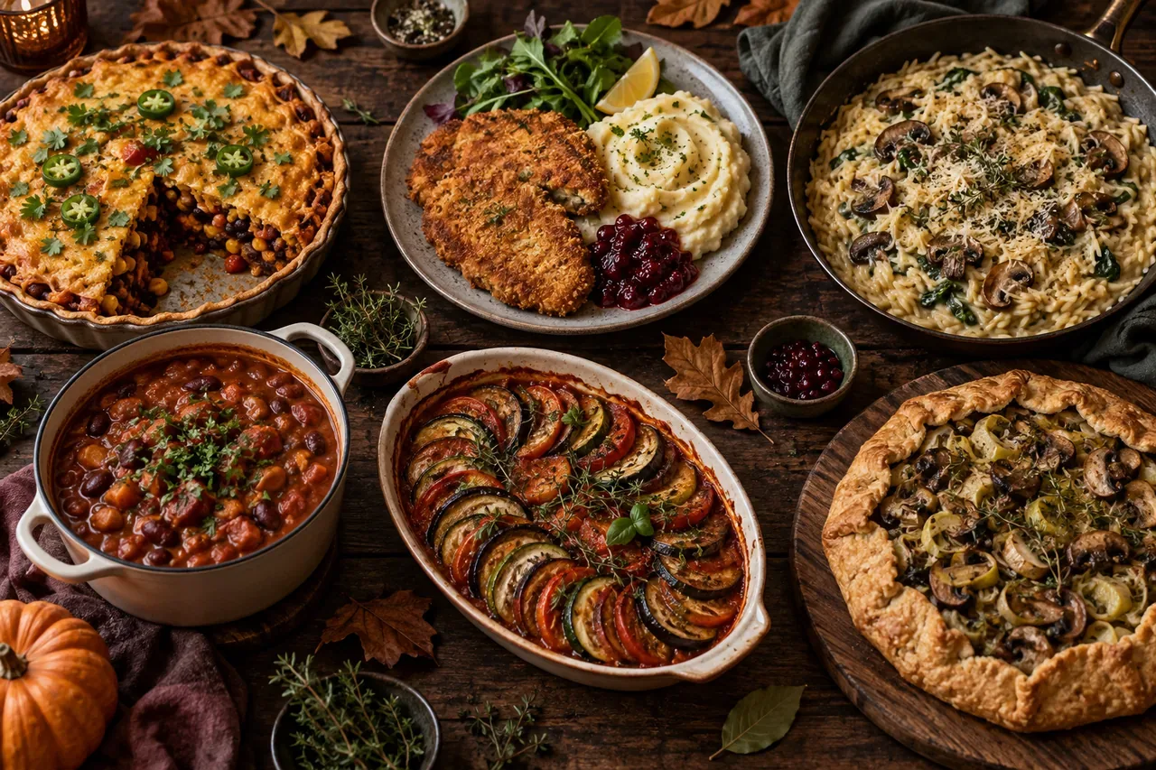 Tacopaj och rotsellerischnitzel – vegansk matsedel vecka 46