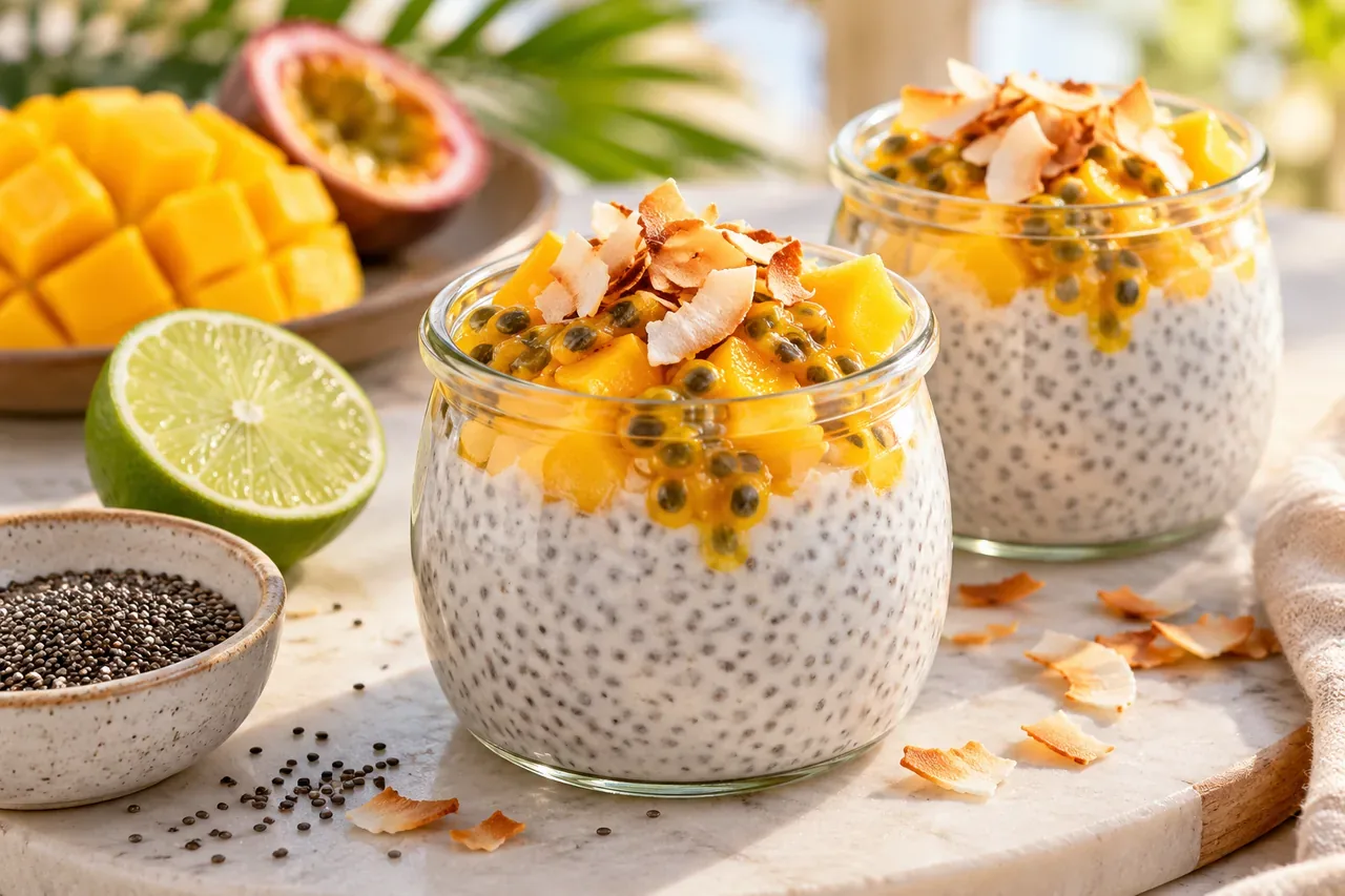 Chiapudding med kokosmjölk