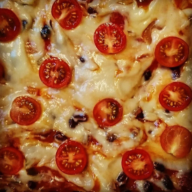 Vegansk lasagne med bönor