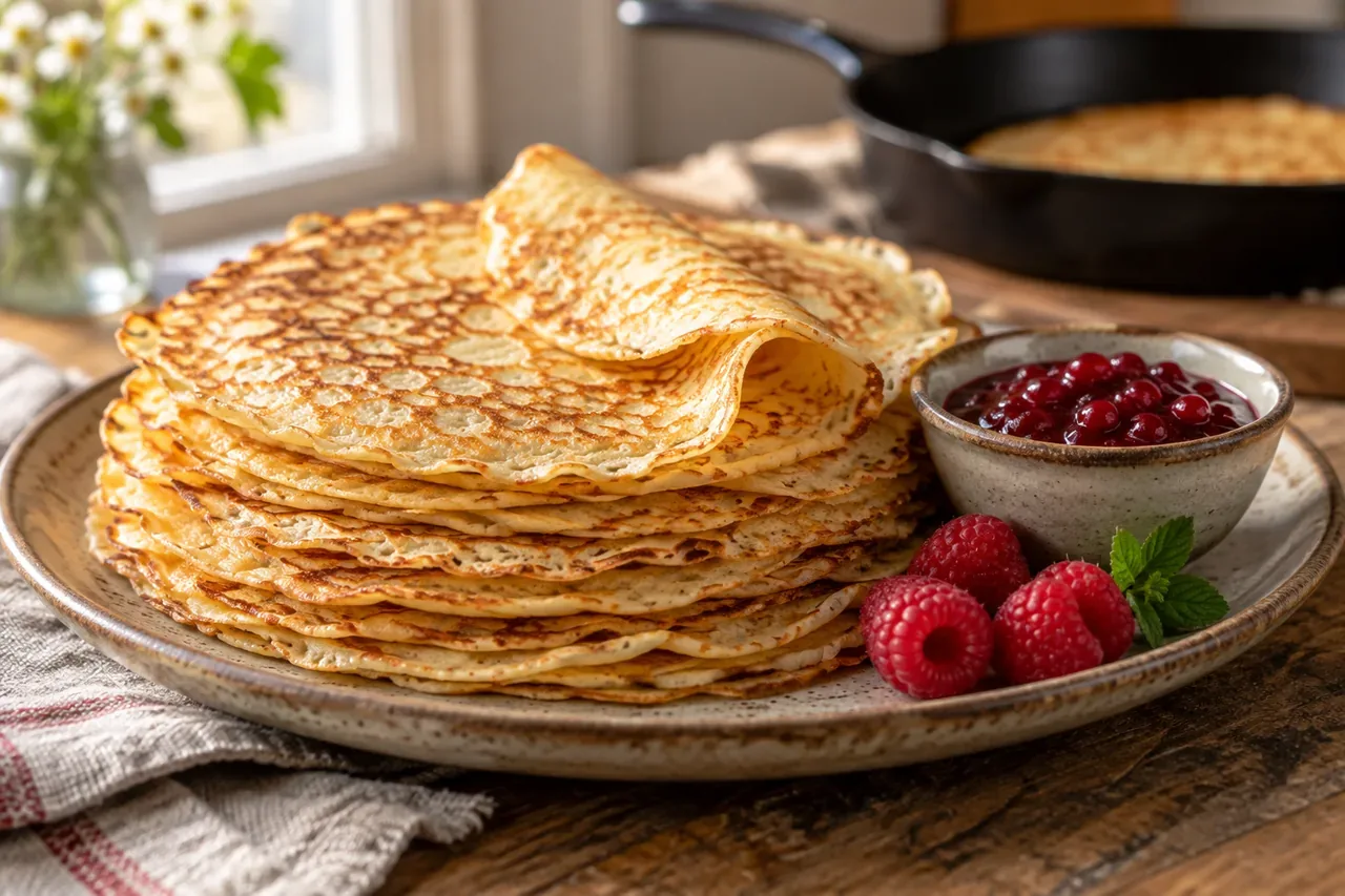 Pannkakor utan ägg