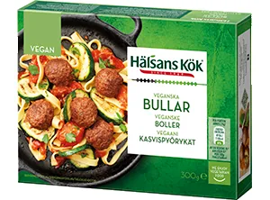 Veganska bullar med makaroner